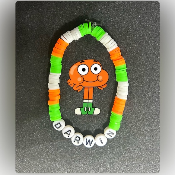 Darwin (The Amazing World of Gumball) Heishi Bracelet - Picture 3 of 8
